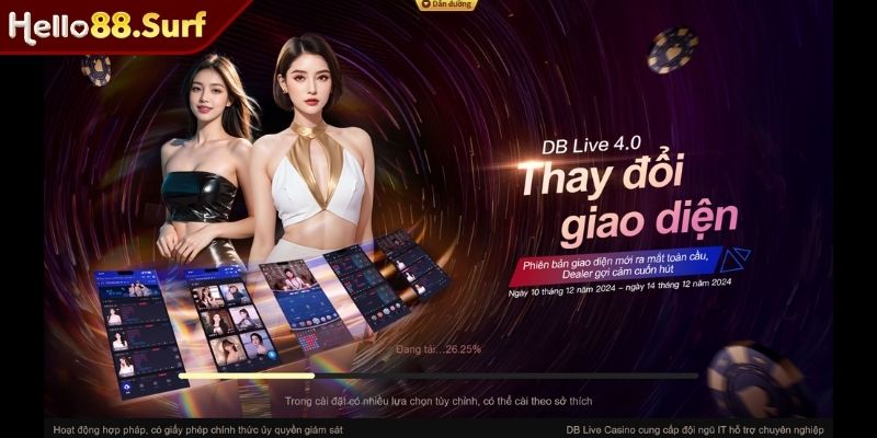 Giới thiệu sảnh DB Casino